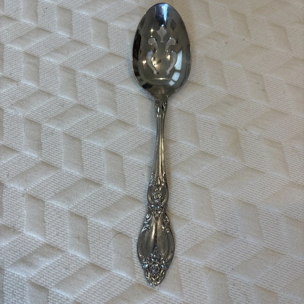 Oneida FREDERICK II 8.5 Serving Spoons (3) Stainless Heirloom Glossy Silverware